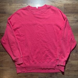 Aerie Vibrant Pink Crewneck Sweater